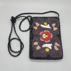 Christiana Floral Beaded Mini Bag